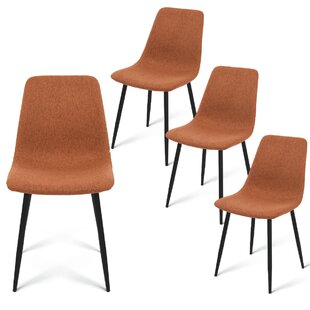 Wayfair orange dining discount chairs